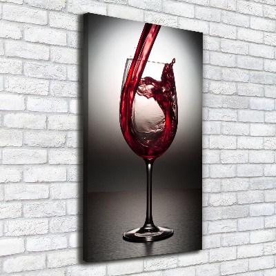 Foto obraz na płótnie pionowy Czerwone wino
