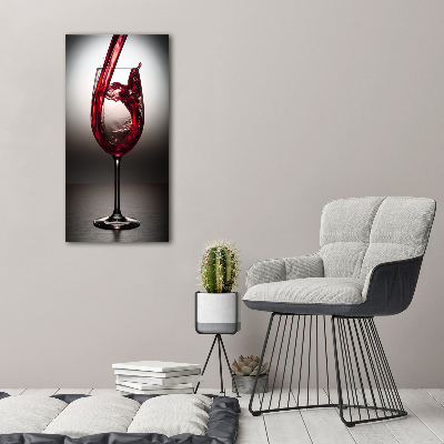 Foto obraz na płótnie pionowy Czerwone wino