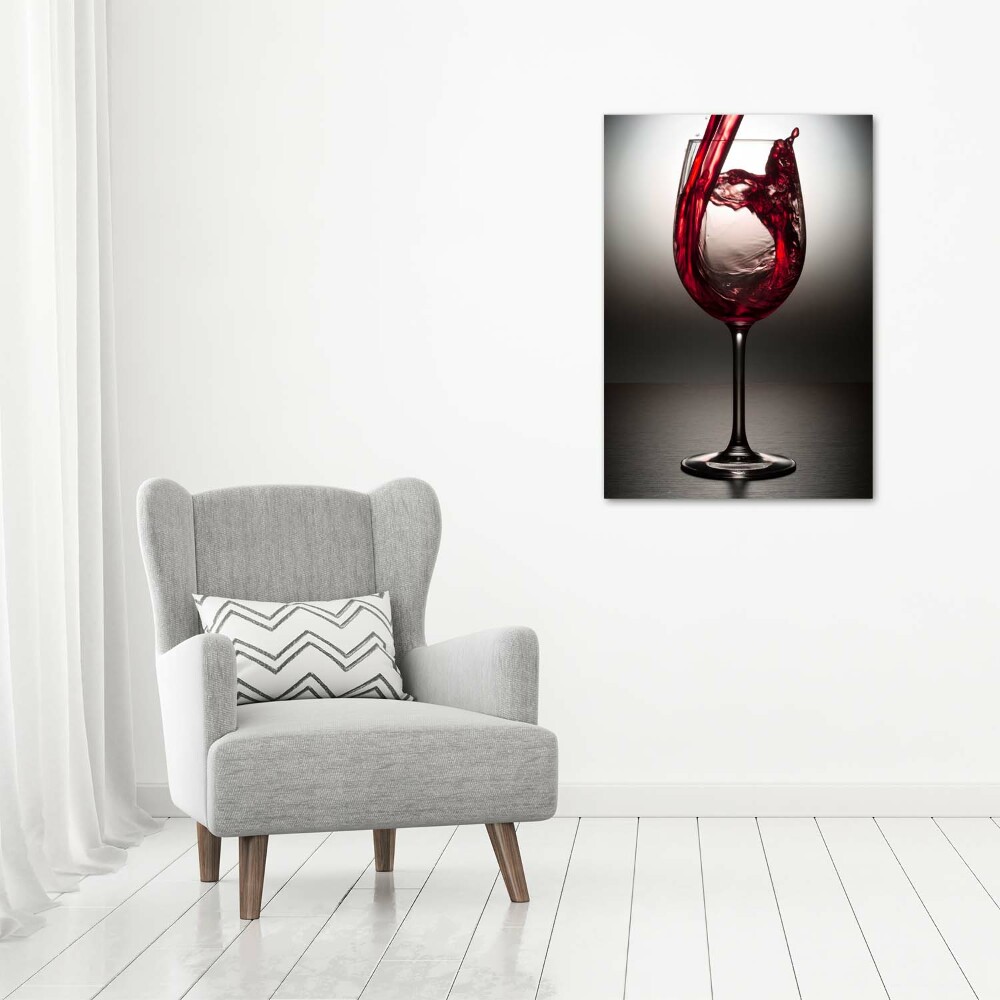 Foto obraz na płótnie pionowy Czerwone wino