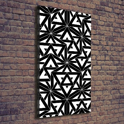 Foto obraz na płótnie pionowy Geometryczne tło