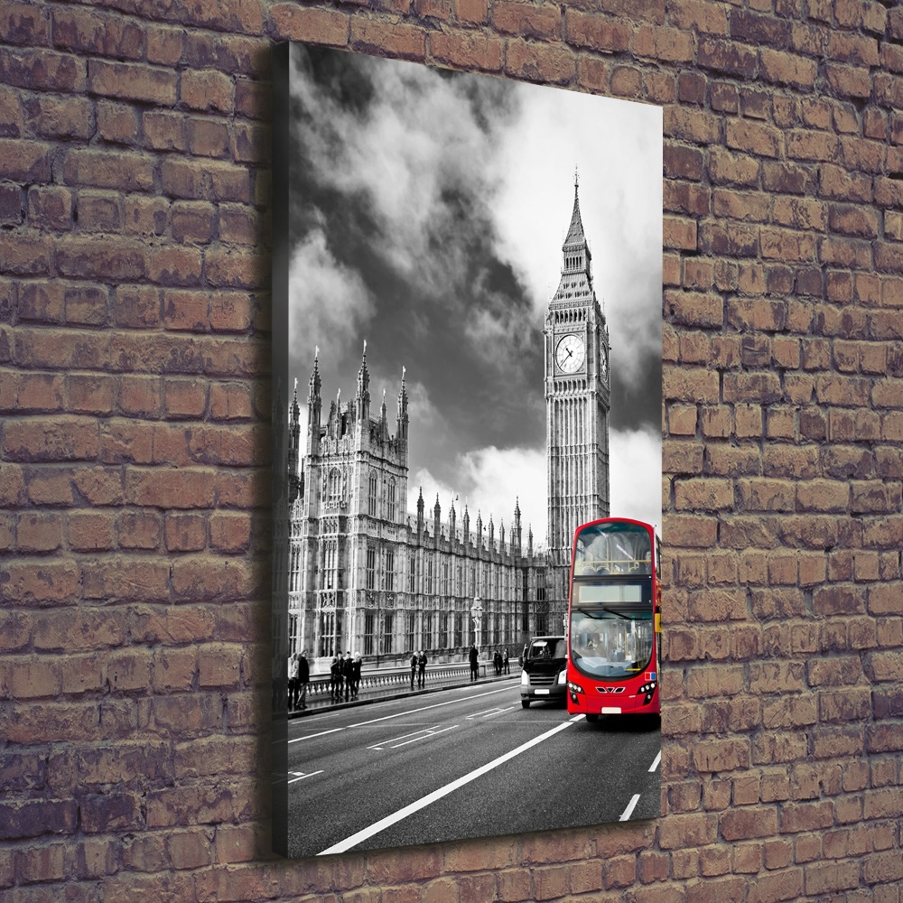 Foto obraz na płótnie pionowy Big Ben Londyn