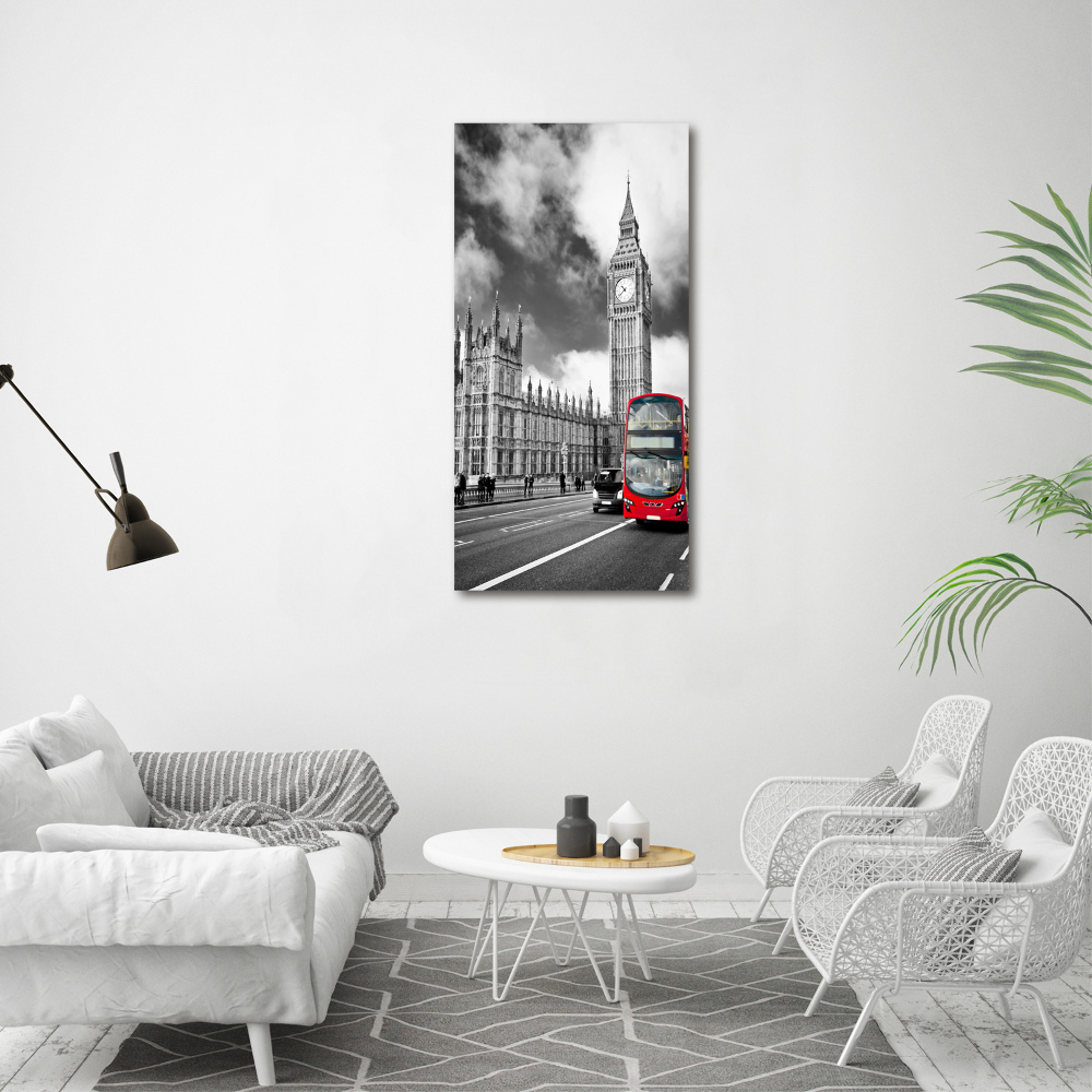 Foto obraz na płótnie pionowy Big Ben Londyn