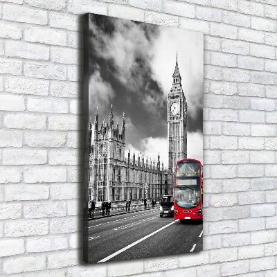 Foto obraz na płótnie pionowy Big Ben Londyn