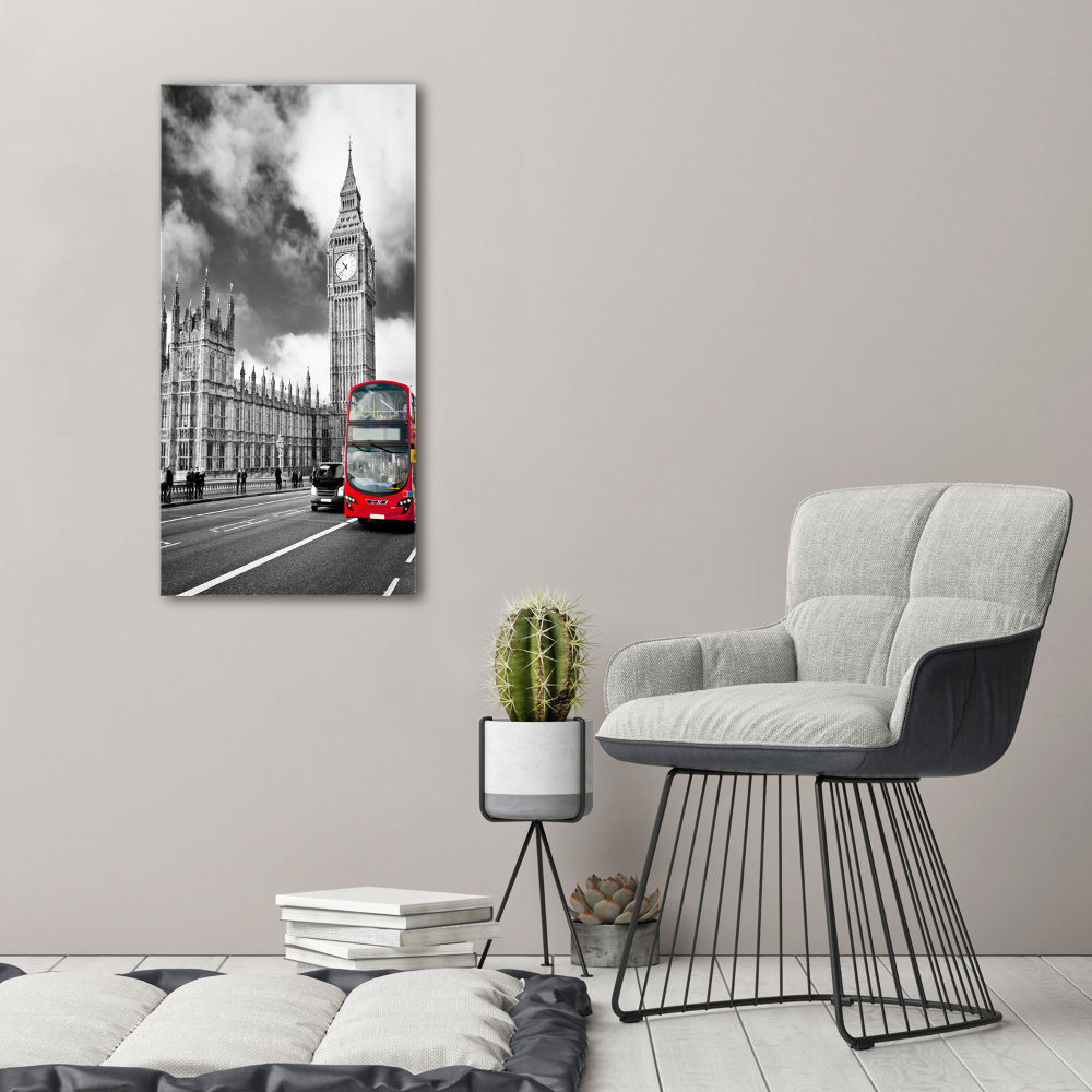 Foto obraz na płótnie pionowy Big Ben Londyn