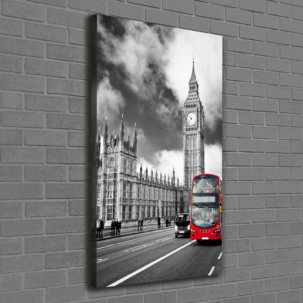 Foto obraz na płótnie pionowy Big Ben Londyn