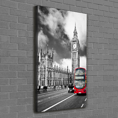 Foto obraz na płótnie pionowy Big Ben Londyn
