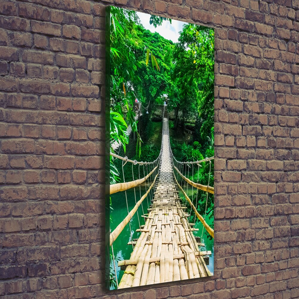 Foto obraz canvas pionowy Most wiszący