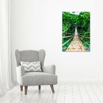 Foto obraz canvas pionowy Most wiszący