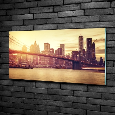 Foto obraz szklany Manhattan Nowy Jork