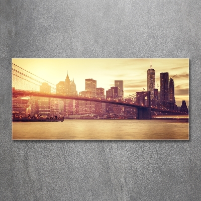 Foto obraz szklany Manhattan Nowy Jork
