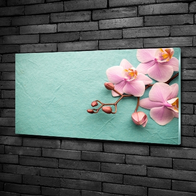 Foto obraz szkło hartowane Orchidea