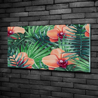 Foto obraz szkło hartowane Orchidea