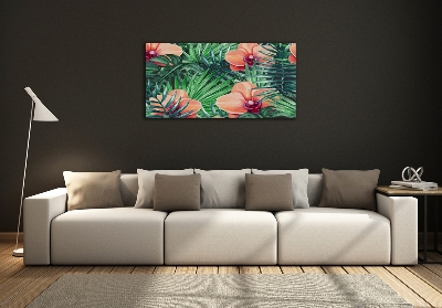 Foto obraz szkło hartowane Orchidea