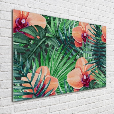 Foto obraz szkło hartowane Orchidea