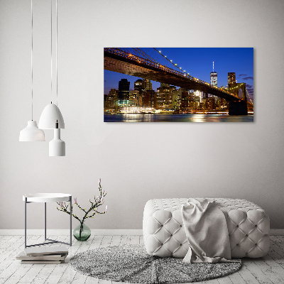 Foto obraz szklany Manhattan Nowy Jork