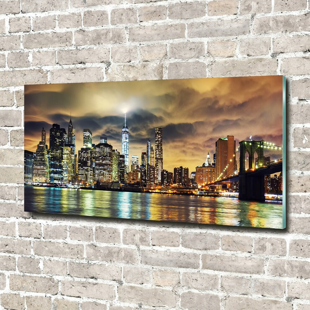 Foto obraz szklany Manhattan Nowy Jork