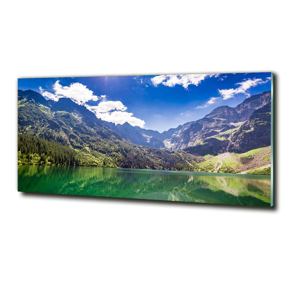 Foto obraz szklany Morskie oko Tatry