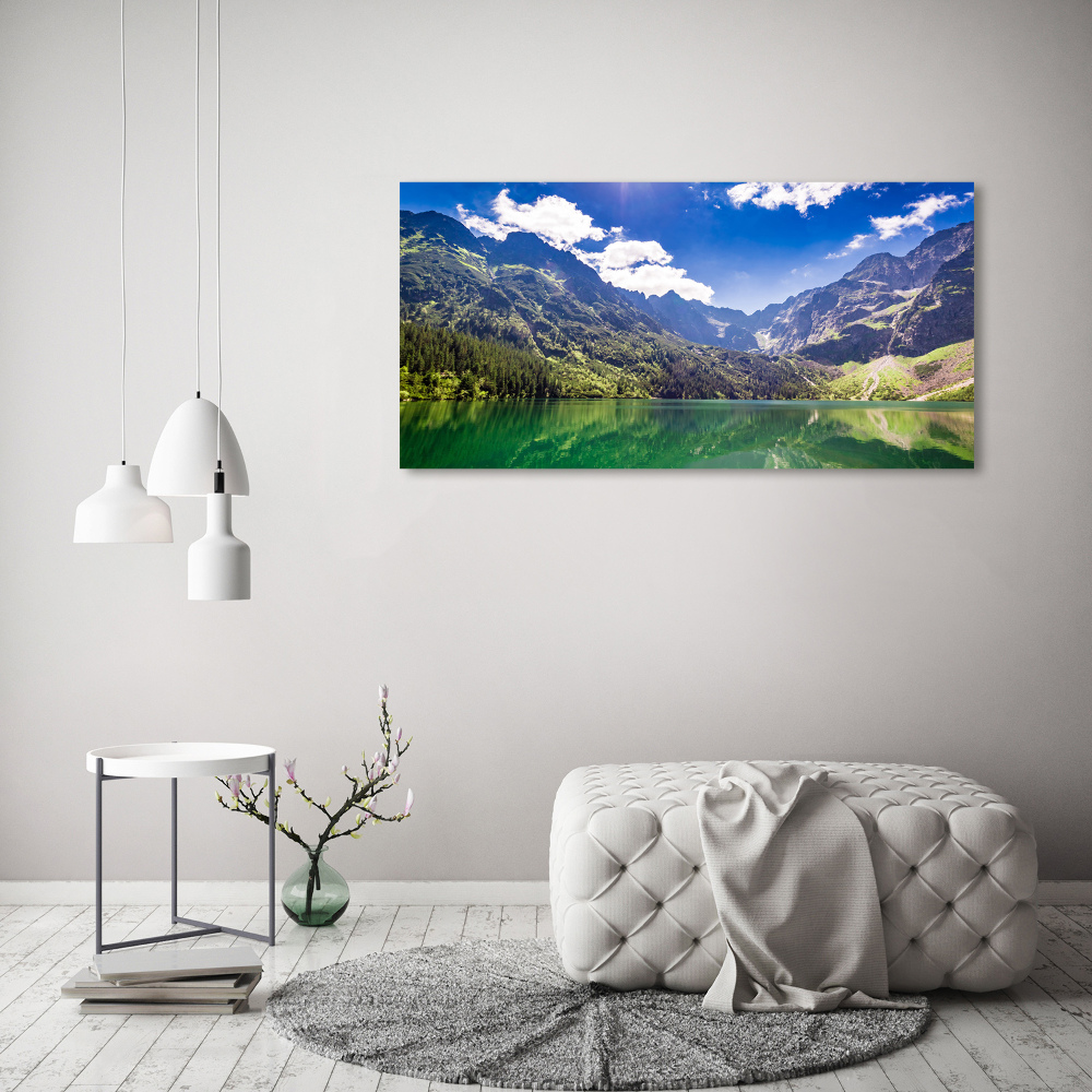 Foto obraz szklany Morskie oko Tatry
