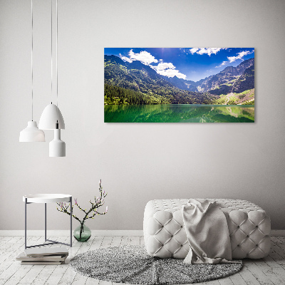 Foto obraz szklany Morskie oko Tatry