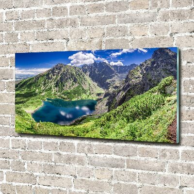 Foto obraz szklany Czarny staw Tatry
