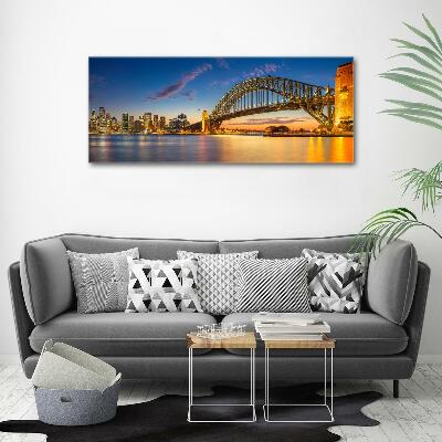 Fotoobraz na ścianę szklany Panorama Sydney