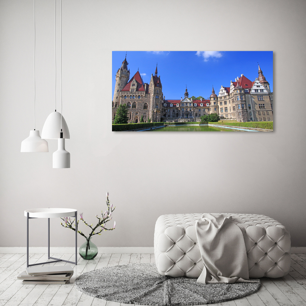 Foto obraz szklany Zamek Moszna Polska