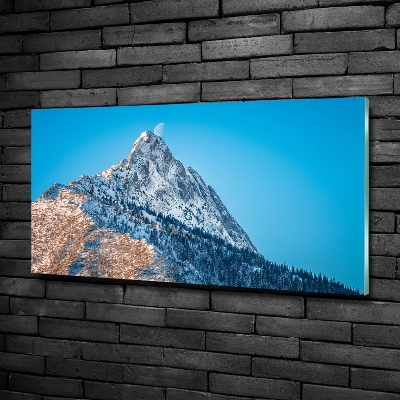 Foto obraz szkło hartowane Giewont Tatry