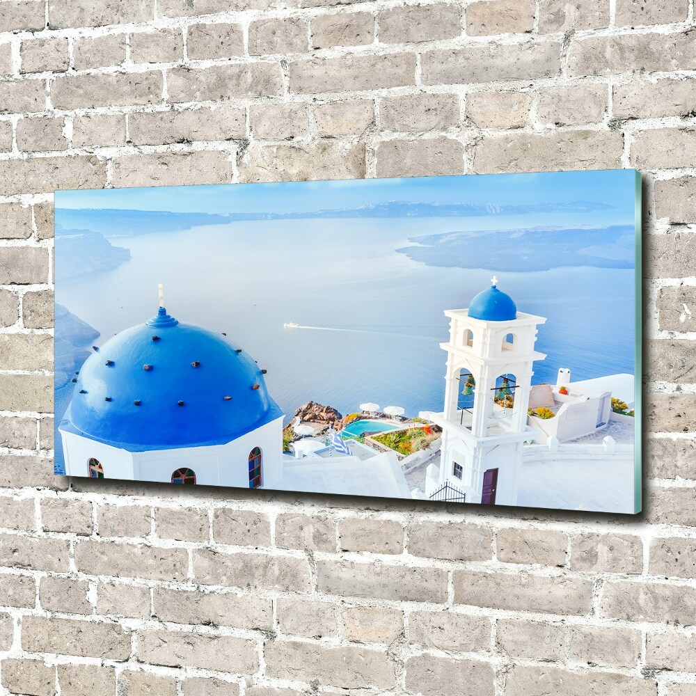 Foto obraz szklany Santorini Grecja