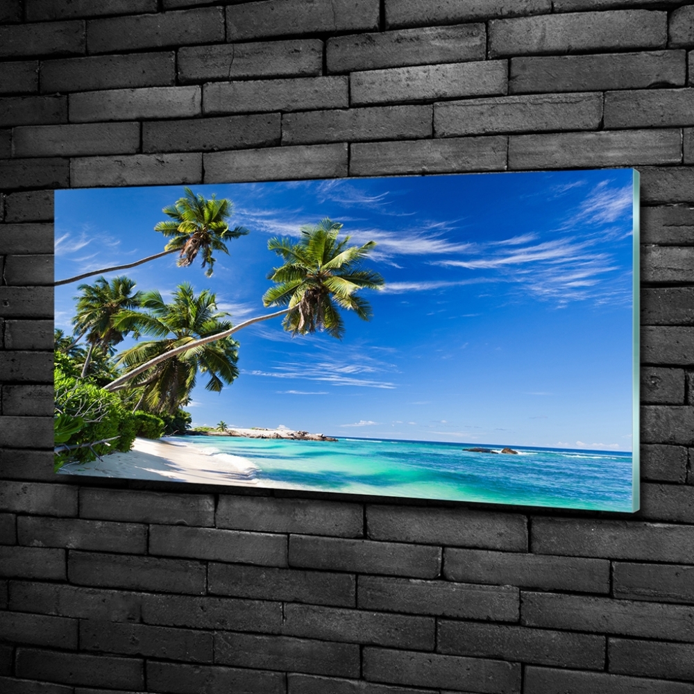 Foto obraz szklany Tropikalna plaża