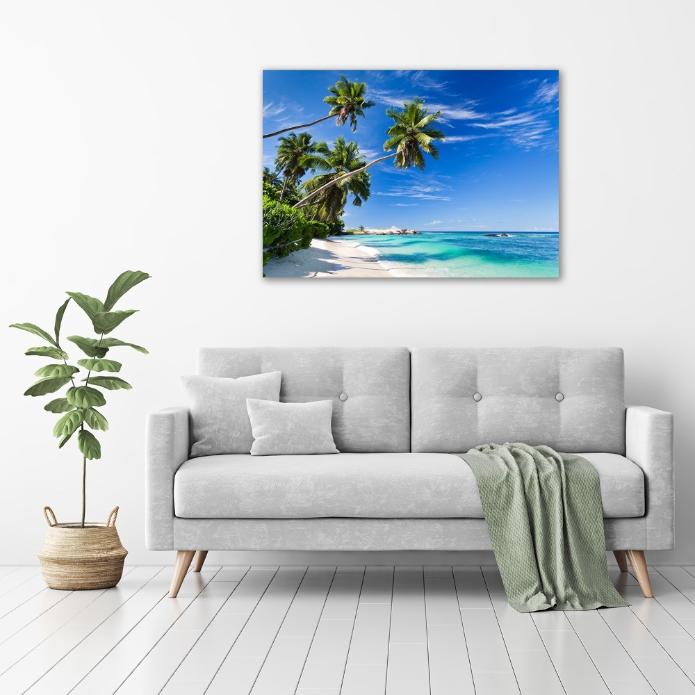 Foto obraz szklany Tropikalna plaża