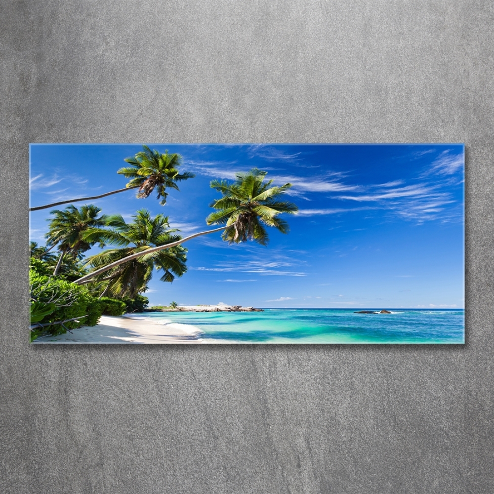 Foto obraz szklany Tropikalna plaża