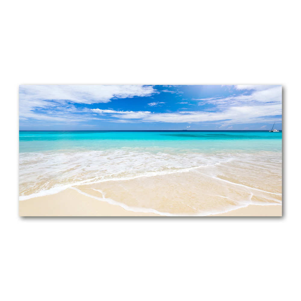 Foto obraz szklany Tropikalna plaża