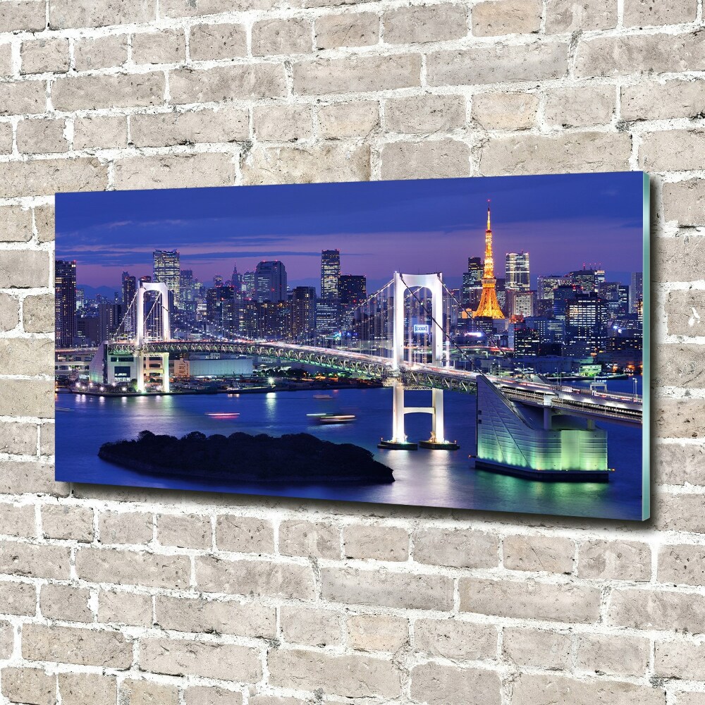 Foto obraz szkło hartowane Most w Tokio
