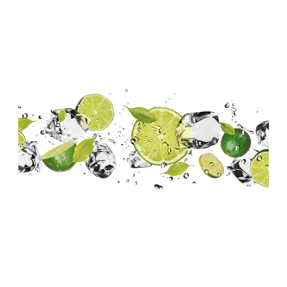 Foto-obraz szkło hartowane Limonka i woda