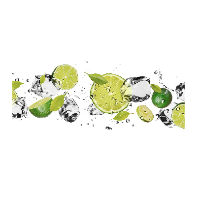 Foto-obraz szkło hartowane Limonka i woda