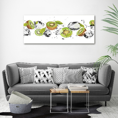 Foto-obraz szkło hartowane Kiwi i woda