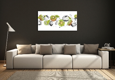 Foto-obraz szkło hartowane Kiwi i woda
