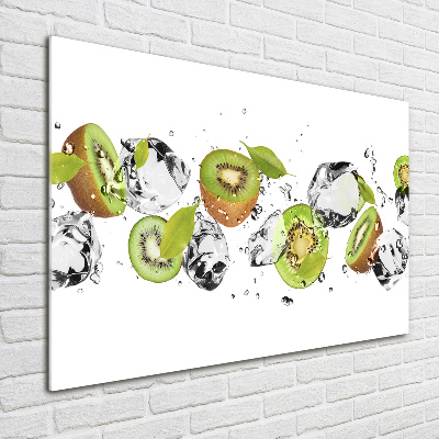 Foto-obraz szkło hartowane Kiwi i woda
