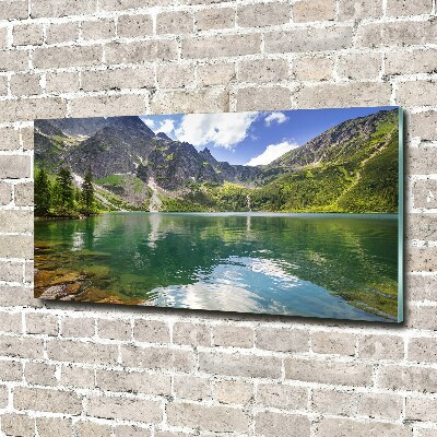 Foto obraz szklany Morskie oko Tatry