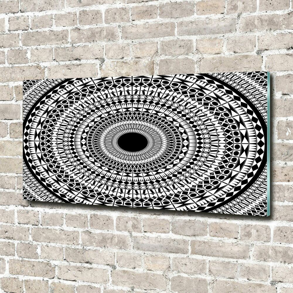 Fotoobraz na ścianę szklany Ornamenty okrąg