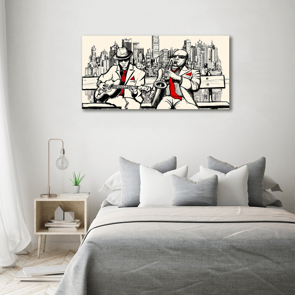 Foto obraz szkło hartowane Nowy Jork Jazz