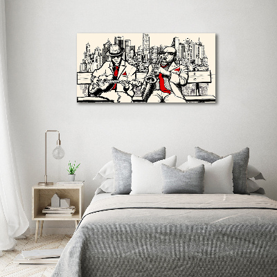 Foto obraz szkło hartowane Nowy Jork Jazz