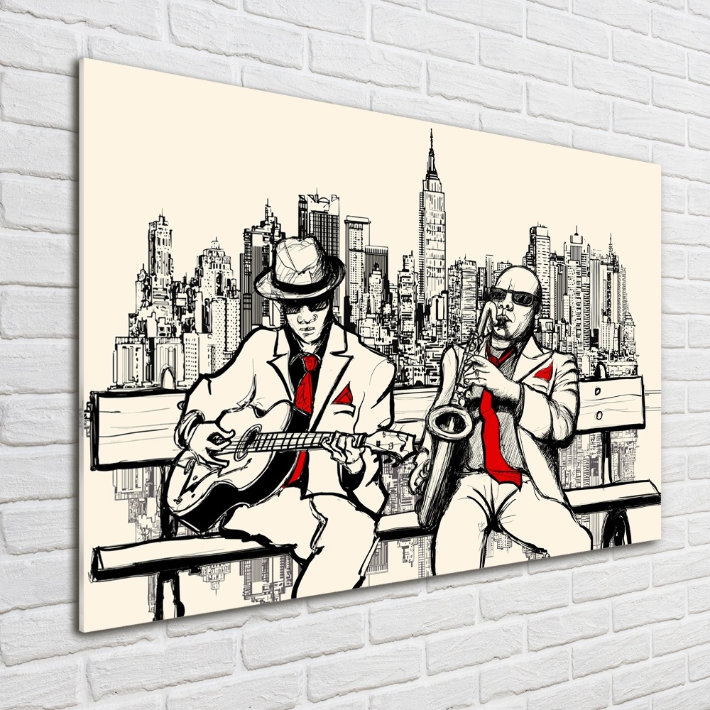 Foto obraz szkło hartowane Nowy Jork Jazz