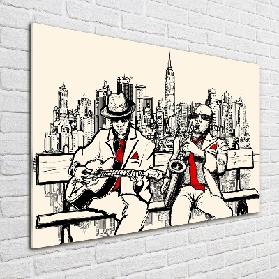 Foto obraz szkło hartowane Nowy Jork Jazz