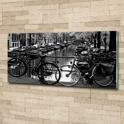 Foto obraz szklany Rowery Amsterdam