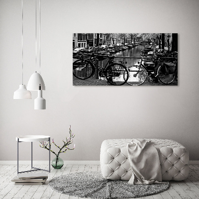 Foto obraz szklany Rowery Amsterdam