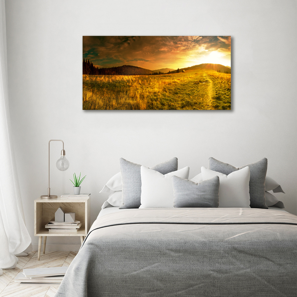 Foto obraz szkło hartowane Panorama Tatr