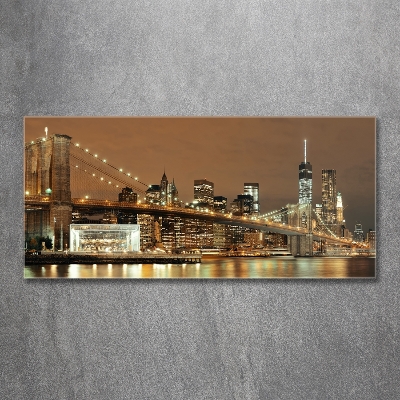 Foto obraz szklany Manhattan Nowy Jork