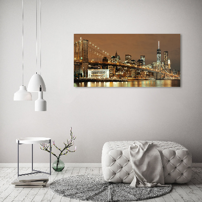Foto obraz szklany Manhattan Nowy Jork