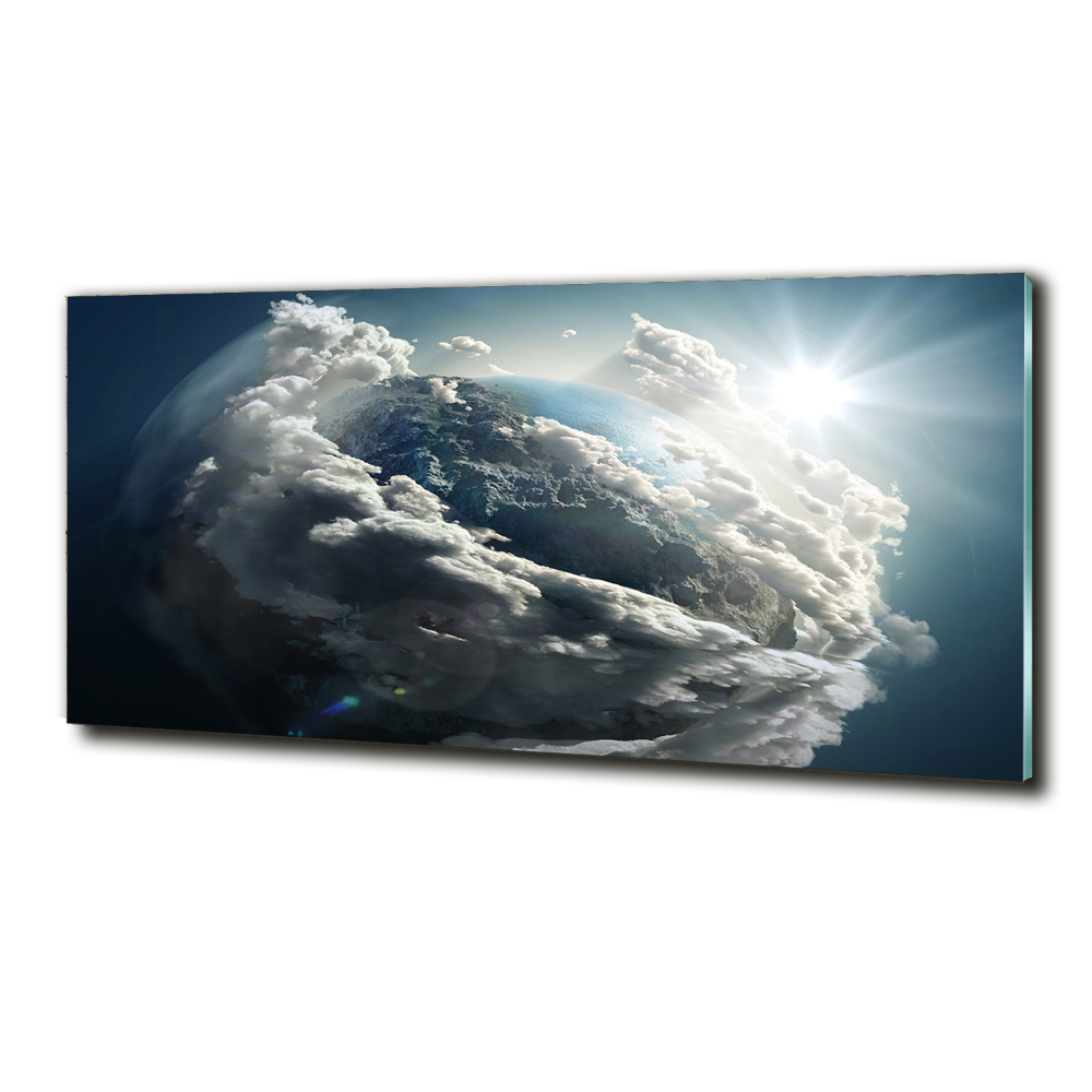 Foto obraz szkło hartowane Planeta Ziemia
